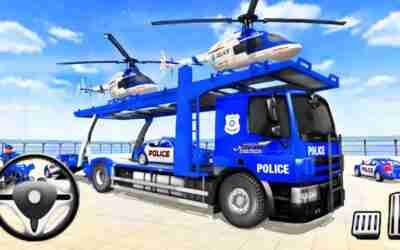 Police Car Ship Transport Truck – US Police Car Transport truck – Android Gameplay