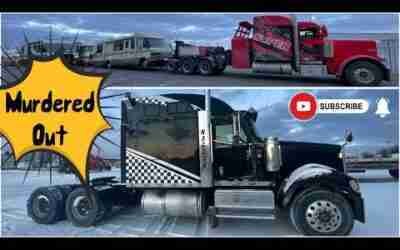 INTERNATIONAL 9900i MURDERED OUT – HEAVY TOWED A BUNCH OF OLD RV’s