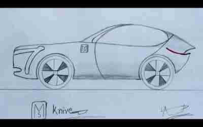 DESIGN OF A FUTURE CAR | MS KNIVE | CAR DESIGNOLOGY .