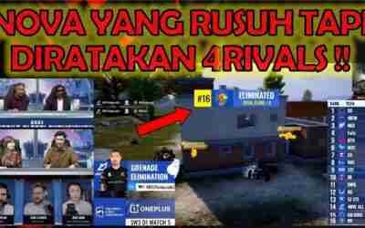 REAKSI CASTER SEKALI LAGI 4RIVALS MERATAKAN TEAM TERKUAT CHINA NOVA ESPORT !!