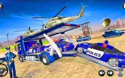 US Police Bike Transport Truck – US Police Car Transport Truck – Android Gameplay