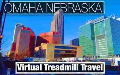 City Walks – Omaha Nebraska Virtual Treadmill Travel Tour – Virtual Walking Tour and Workout