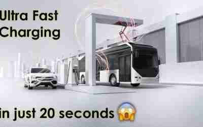 Ultrafast Charging in 20 seconds | TOSA bus | Flash Charging System | Innovation around the World!