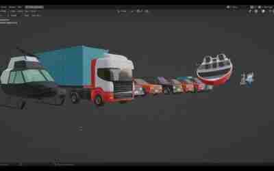 ? blender live  – blender modeling live training for beginners – lowpoly vehicles