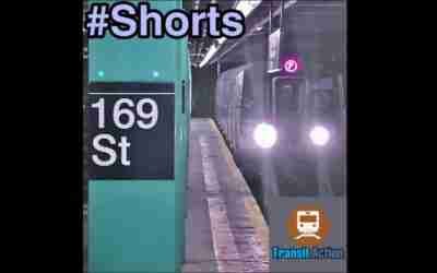 ᴴᴰ MTA R160 (F) Train visits 169th Street #shorts