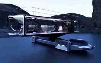 Mercedes Benz Future bus concept -梅赛德斯奔驰未来巴士概念车渲染，多功能豪华旅行客车