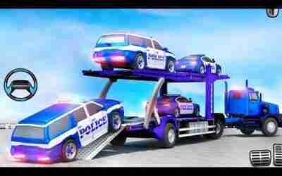 Us Police Transport Truck | Game Video for kids
