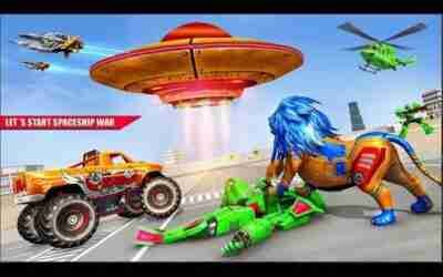 Space Robot Transport Games 3D Go Jins – Robot Games and Shooting Games Gameplay