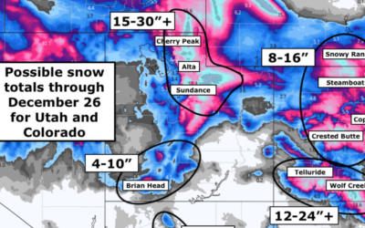 Deep Powder Across The West For The Holidays!