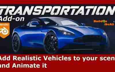 Transportation Addon – Best for Vehicles in Blender