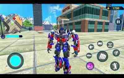 Robot Araba Oyunları – Kamyon Robot Dönüşümü #8 – Robot Truck Transformer US Police Robot War Games