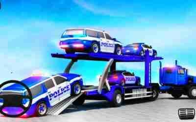 Car Bus Transport Truck – Police Car Transporter Truck – Android Gameplay