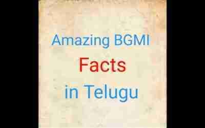 BGMI Facts in Telugu