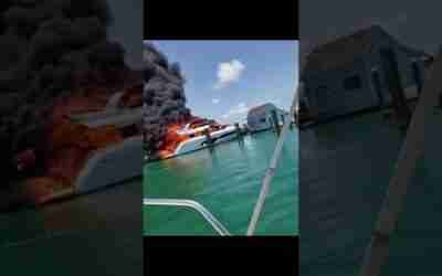 OH NO! Yacht on fire #shorts