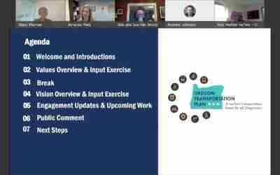Oregon Transportation Plan Policy Coordinating Meeting No. 2 20211215 2100 1 1