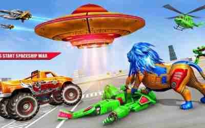 Space Robot Transport Games 3D Go Jins – Robot Games and Shooting Games Gameplay