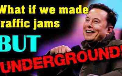 Elon Musk Invents UNDERGROUND Traffic Jam!