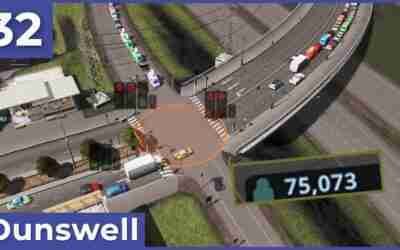 Cities: Skylines – Let's Play : Dunswell – Reaching 75,000 Population & Traffic Problems [Ep.32]
