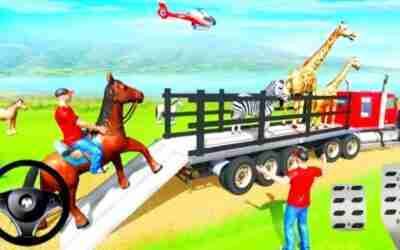 Farm Animal Transport Truck Driving_ Gameplay