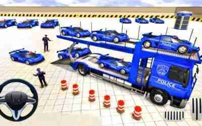 Police Super Bike Transport Truck – US Police Car Transport Truck – Android Gameplay
