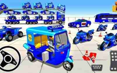Police Transport Tuk Tuk Games – Rescue Auto Rickshaw Driving | Android Gameplay