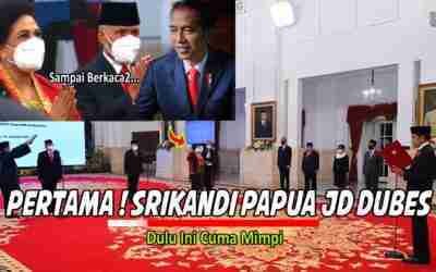 Ditangan Presiden Jokowi-lah INI BARU TERJADI, PUTRI PAPUA Dilantik Jadi Dubes Sampai Berkaca2