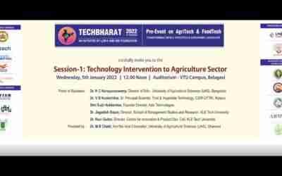 Session – 1  Technology Intervention to Agriculture Sector