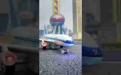 Xia boss alloy car model toy passenger aircraft aircraft model model aircraft #shorts