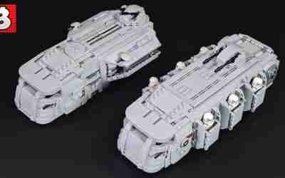 LEGO Imperial Troop Transport and Trexler Marauder Custom Star Wars Builds