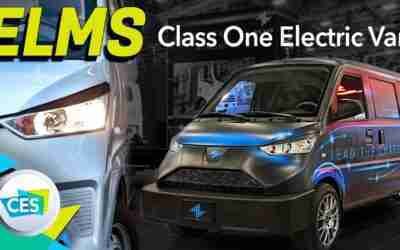 CES – ELMS Shows off its Class 1 Urban Delivery Van!