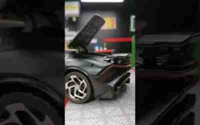 Xia boss alloy car model toy Bugatti sound of night simulation alloy car model car model #shorts