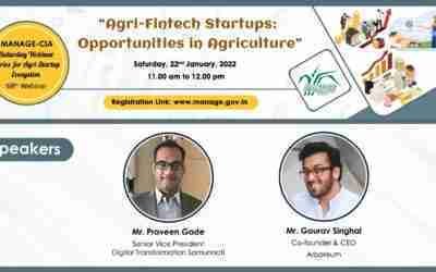 #Agri-Fintech Startups: Opportunities in Agriculture