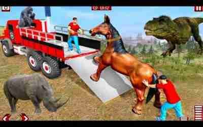 Farm Animals Transporter Truck Simulator Wild  Animals Truck Simulator Game Android GamePlay Video