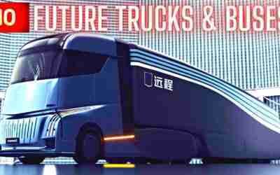 10 Electric Future Trucks  & Buses From The Future