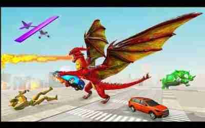 Rhino Robot Dragon Fighting Games – Android Gameplay | Game For Cartoon | Robot Simulator Game