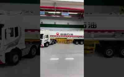 circle brother car model toy oil tanker #car model #shorts