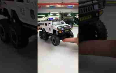 Circle brother car model toy Hummer police car 124 #car model #shorts