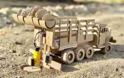 DIY Futuristic Pothole Repair Concept Truck