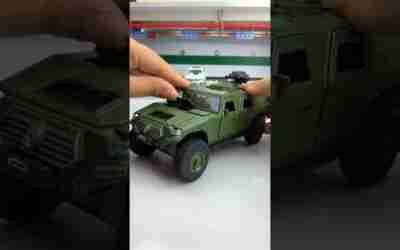 333 Circle brother car model toys Dongfeng warriors are coming #carmodel #shorts