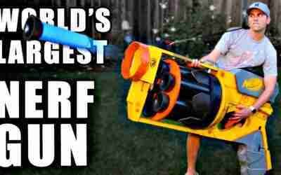 World's LARGEST NERF GUN!!