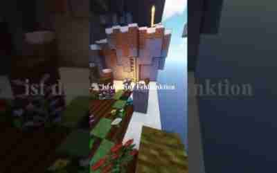 HOVERBOARD MIT FEHLFUNKTION?!? #tiktok #minecraft #shorts