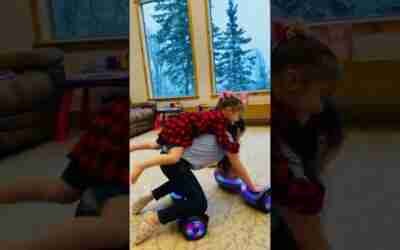 AMAZING SISTERS PIGGY BACK RIDE HOVERBOARD pt4 || PINAY USA