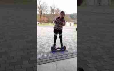 Video auf dem hoverboard