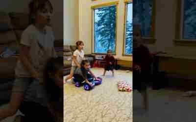AMAZING PIGGY BACK RIDE HOVERBOARD pt2 || PINAY USA