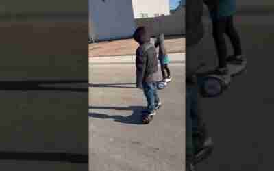 Skateboards and hoverboards on a Sunday