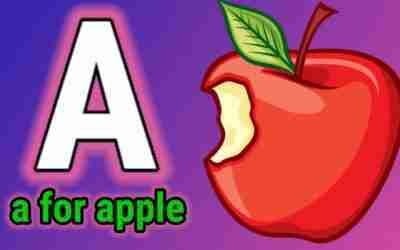 a for apple b for ball ka se kabutar alphabets, a for apple a se anar