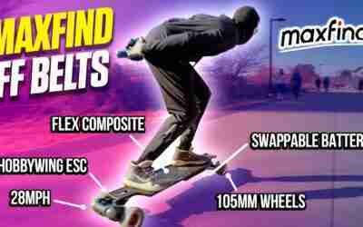 Maxfind FF-Belt possibly the best electric skateboard Maxfind has produced