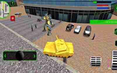 Army Tank Robot Transform Gameplay Naxeex Open World Robots Simulator