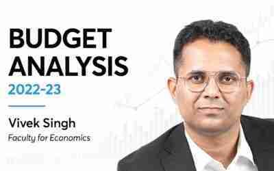 Budget Analysis 2022-23 | Vivek Singh | Faculty for Economics | YouTube Live