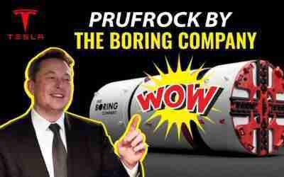 PRUFROCK By The Boring Company  | Prufrock Tunnels Boring Machine!